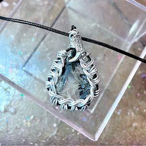 Cowboy Cowgirl Country Western Agate Necklace